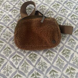lululemon athletica Tan Fleece Belt Bag